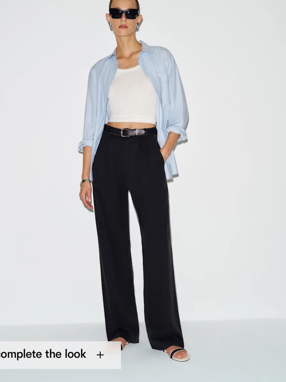 Reformation Mason Pant in Black